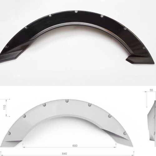 Universal Fender Flares Four Piece Set